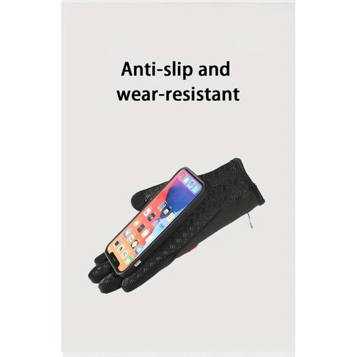 Generic Gants d’Hiver Tactiles Thermiques -10°C – Imperméables, Coupe-Vent, Antidérapants – Moto, Ski & Cyclisme - image 4