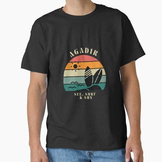 Moroccan Culture Vibes, Marrakech magic, Atlas Adventure, Sporting Spirit of Morocco Classic T-Shirt noire - design unique