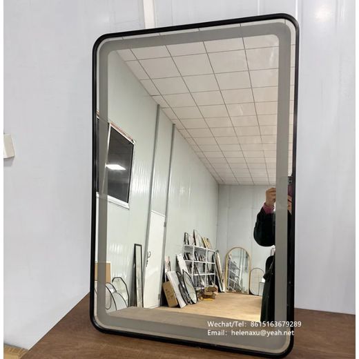 Generic MIROIR LED touche tactile Anti buée lumineux a trois modes d'éclairage  pour salle de bain 80/60 cm avec fixation murale - image 4