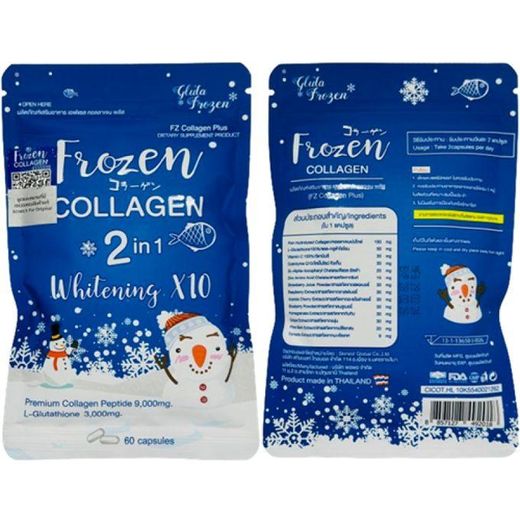 Frozen  Collagène 2 en 1 blanchiment  -60 capsules - image 3