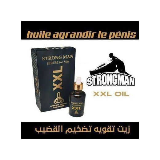 Promo // Strong Man X X L Huile retardateur pour hommes forts qui prolonge l'éjaculation, grande épaisseur 30ml
