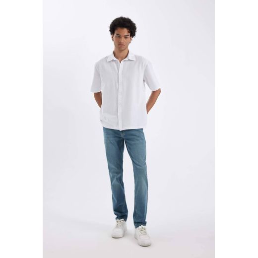 Defacto Pantalon En Jean Denım Pedro-Slım Fıt Denım Ourlet étroit - image 3