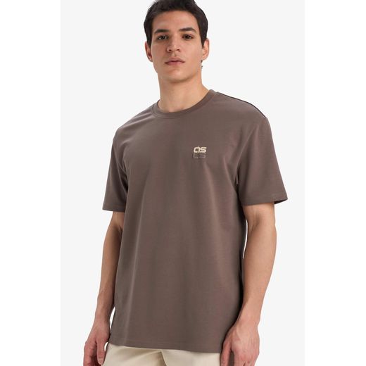 Defacto T-shirt imprimé à col rond et manches courtes Coupe régulière
