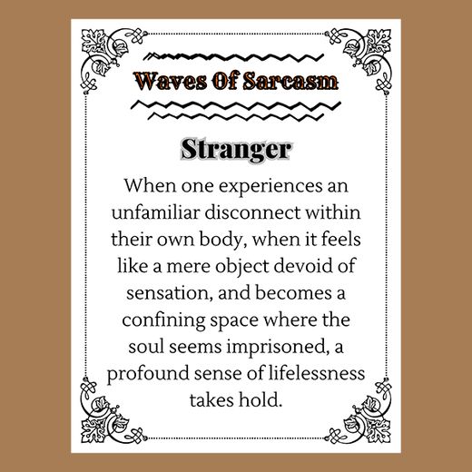 Generic Impression Poster A5 - Stranger - image 3