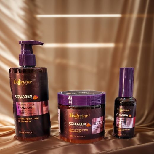 Balireine Le Pack 3 en 1 Nourrissant de Protéines et Collagène pour Cheveux: Une Révolution pour Vos Cheveux !