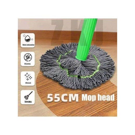 Generic Balai Serpillère Magique Vert – Tête Rotative Ultra Absorbante - image 2