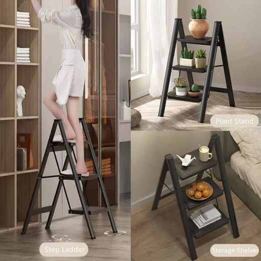 Generic Échelle pliante multifonctionnelle pour la maison, échelle portable, escabeau domestique stable
