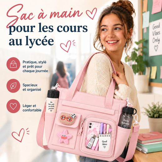 Generic Sac à main -sac de cours– Élégant, pratique et polyvalent
