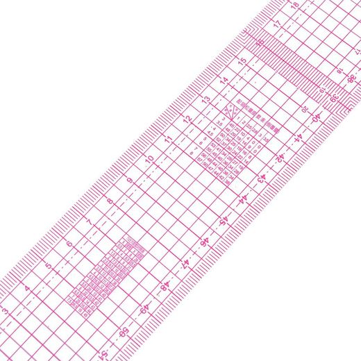 Generic Règle droite double face en plastique, 54 cm - image 4