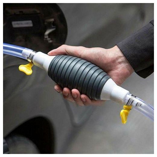 Generic Pompe à Main Portable Voiture Transfert de Carburant Essence Huile Eau,fluides - image 3