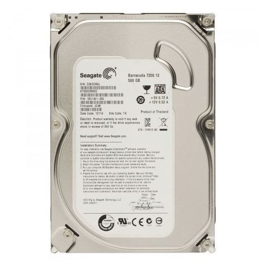 SEAGATE Disque Dur Interne 500 GB SATA HDD 3.5" Pour PC Gamer , Bureau, DVR XVR - image 2