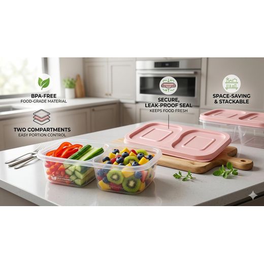 Generic Boîte pratique pour organiser et conserver vos aliments (colleur aléatoire) - image 3