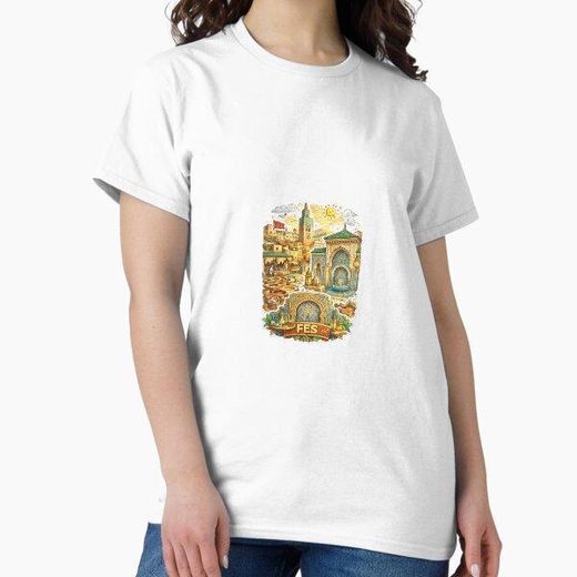 Fès T-shirt blanc Bonne qualité 