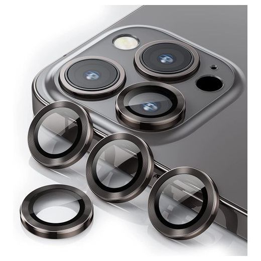 Glass Film Protection Caméra Arrière en verre trempé 4K avec iPhone 13 Mini Noir