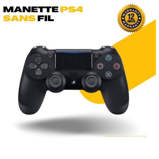 Generic MANETTE PS4 PLAYSTATION DUALSHOCK 4 - Noir