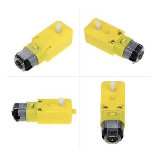 Generic Moteur Transparent Smart Robot Car châssis  Speed ​​Encoder Battery Box DIY voiture avec 4 roues motrices Vitesse codeur intelligent Robot Châssis de voiture Kits Box Batterie pour Arduino - image 3