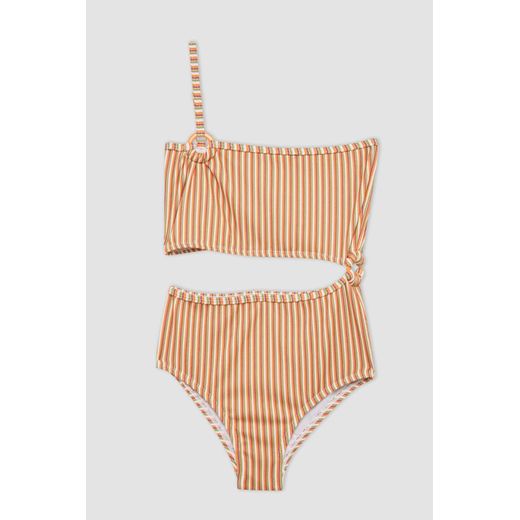 Defacto Maillot de Bain Rayé pour Fille