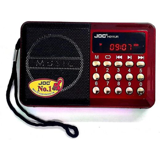 Generic Radio Portable Rechargeable avec Bluetooth, MP3 et FM – Lecteur Audio Sans Fil - image 3