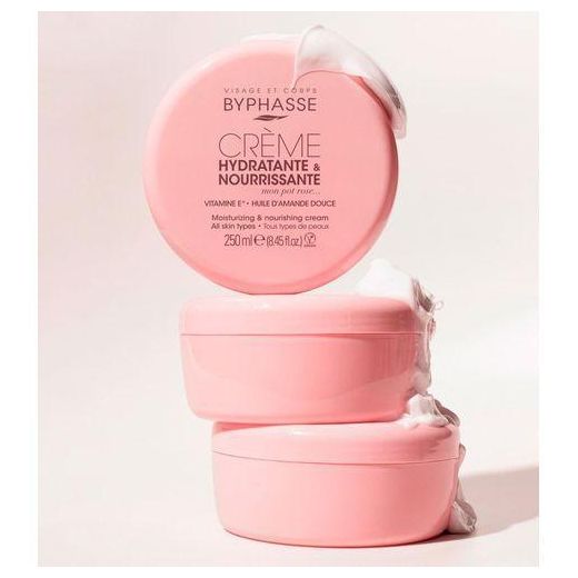 Byphasse Crème Soin Hydratant & Nourrissant - Visage et Corps - 250ml