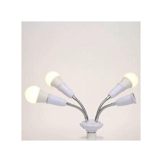 Generic Douille E27 réglable avec Adaptateur LED – Conversion Multiple à 4 Têtes - image 4