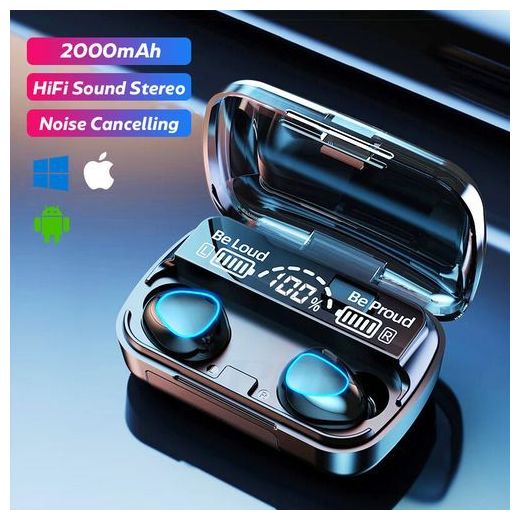 Generic Écouteurs sans fil Bluetooth 5.1 M10 TWS, oreillettes HIFI stéréo, étanches,