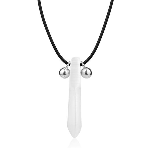 Generic Collier Naruto Uzumaki Itachi Senju, Collier pendentif pierre blanche Tsunade