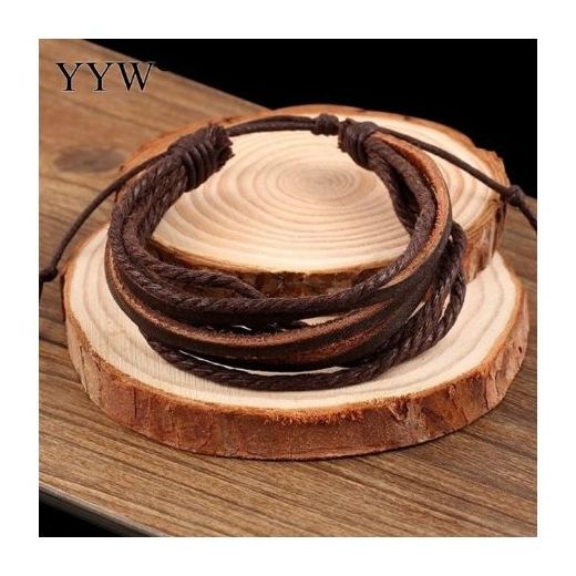 Generic Bracelet En Cuir Hommes et Femmes