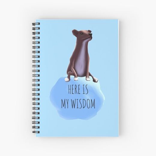 The Dog of Wisdom Spiral Notebook Bloc note