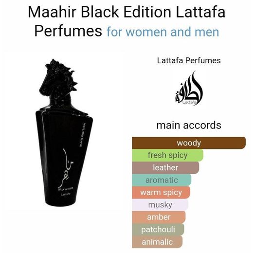 Avora Parfum MAAHIR BLACK EDITION Eau de Parfum Unisexe De Maison L-a-t-t-a-f-a 100ml - image 2