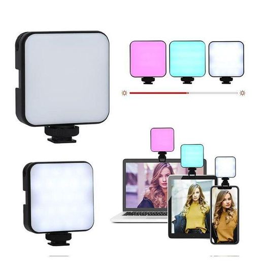 Generic Led pocket video light rotatif mini selfie ring light ay 83 pour smartphone ordinateur etc