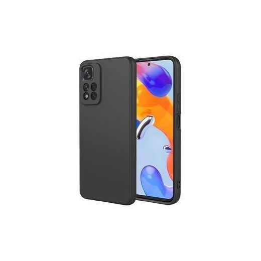 Case Coque Souple Liquid Silicone pour Xiaomi Redmi Note 11 Pro+ Plus 5G noir – Protection élégante et maniabilité