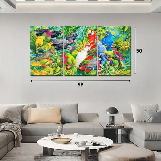 Generic Tableau Décoratif Des Oiseaux - Multicolor - image 2