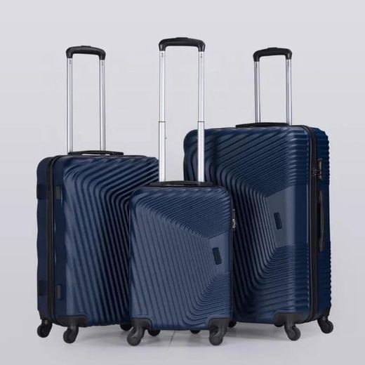 Generic Ensemble de valise unisexes classique Abs 3 pièces, 30kg / 20 kg / 10 kg