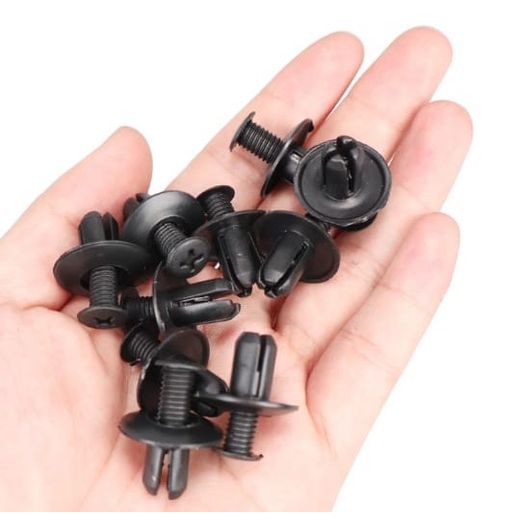 Generic 13pcs Rivets en plastique universels de 10pcs de 8mm pour des agrafes de panneau de porte de voiture - image 3