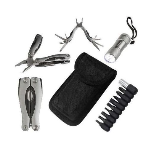 blackwell  COFFRET PINCE MULTIFONCTIONS + LAMPE TORCHE +Sacoche Porte Tournevis Et Embouts