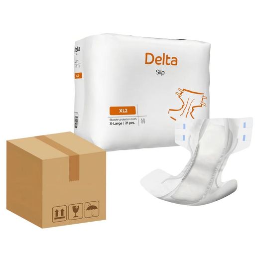 Abena Boîte de 4 couches Delta Slip Extra Large XL2 - 84 unités