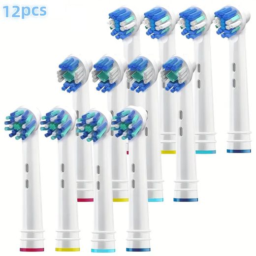 Generic Lot De 12Pcs De Têtes Brosse de Rechange Pour Brosse à Dents électrique
