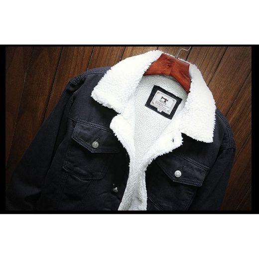 Generic JACKET JEAN homme Noir - image 3