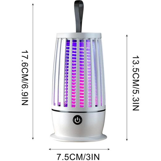 Generic Piège à mouches électrique rechargeable portable avec lumière violette et fonctionnement silencieux - image 4