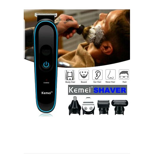 Kemei Ensemble Tondeuse Rasoir Cheveux, Barbe, Oreilles, Nez