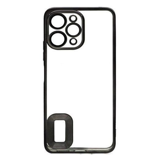 Fashion Case Pochette pour Xiaomi Redmi 12 (4G) transparent pas attaché Noir