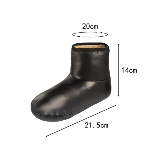 Generic Chaussettes Maison Unisexe – Simili Cuir Chaud pour Automne et Hiver - image 4