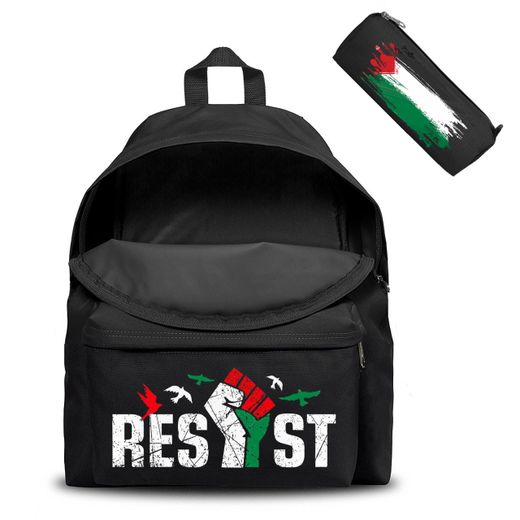 Generic Cartable et trousse Palestine & Gaza, arabe, AL AQSA, QODS - Backpack Anime - Sac à Dos Scolaire - image 2
