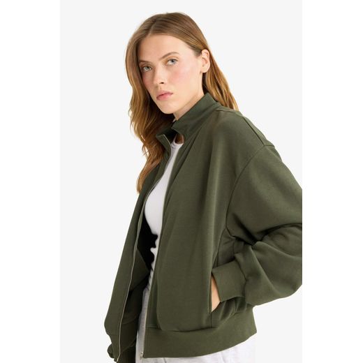 Defacto Cardigan zippé basique Coupe régulière - image 3