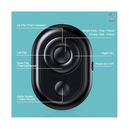 Generic Bouton retardateur d'obturateur télécommande Bluetooth obturateur Selfie voyage - image 3