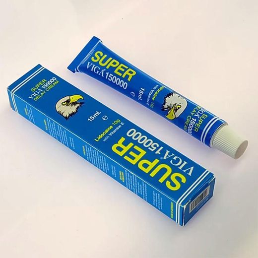 Generic سوبر فيجا 150000 كريم التباطؤ للرجال، كريم التأخير للرجال الأطول، ضد سرعة القذف - image 2