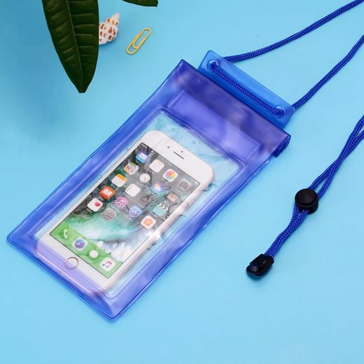 Generic Pochette Etanche - Etui Coque Imperméable Résistant A l'Eau 9cm / 18 cm