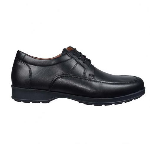 Comfort Chaussure type médical en cuir véritable SR900 - Noir - image 3