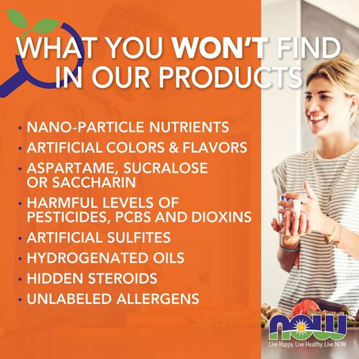 Now Foods Spiruline Pure, riche en nutrimentse,500 mg, 100 comprimés+Sticker cadeau - image 3