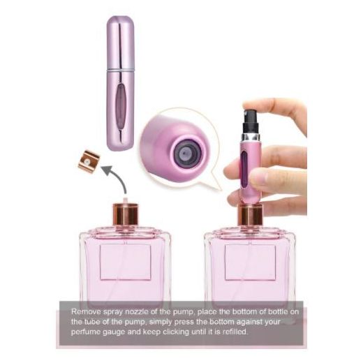 Generic زجاجة رذاذ عطر صغيرة محمولة قابلة لإعادة الملء للسفر - image 2